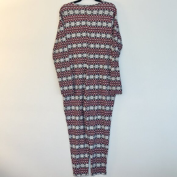 Smash + Tess Red Flair-Friday Romper L | Holiday Nordic Print | NWT - Picture 7 of 7